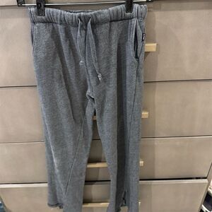 T2Love Girls Gray Fleece Jogger Sweatpants Size 12 Casual Cinch Bottom